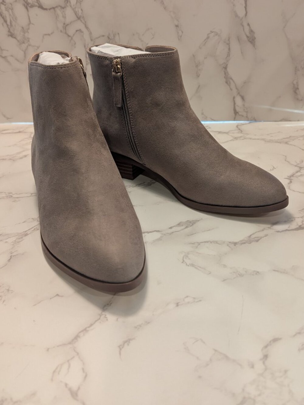 J. Crew Factory Sueded Ankle Boots